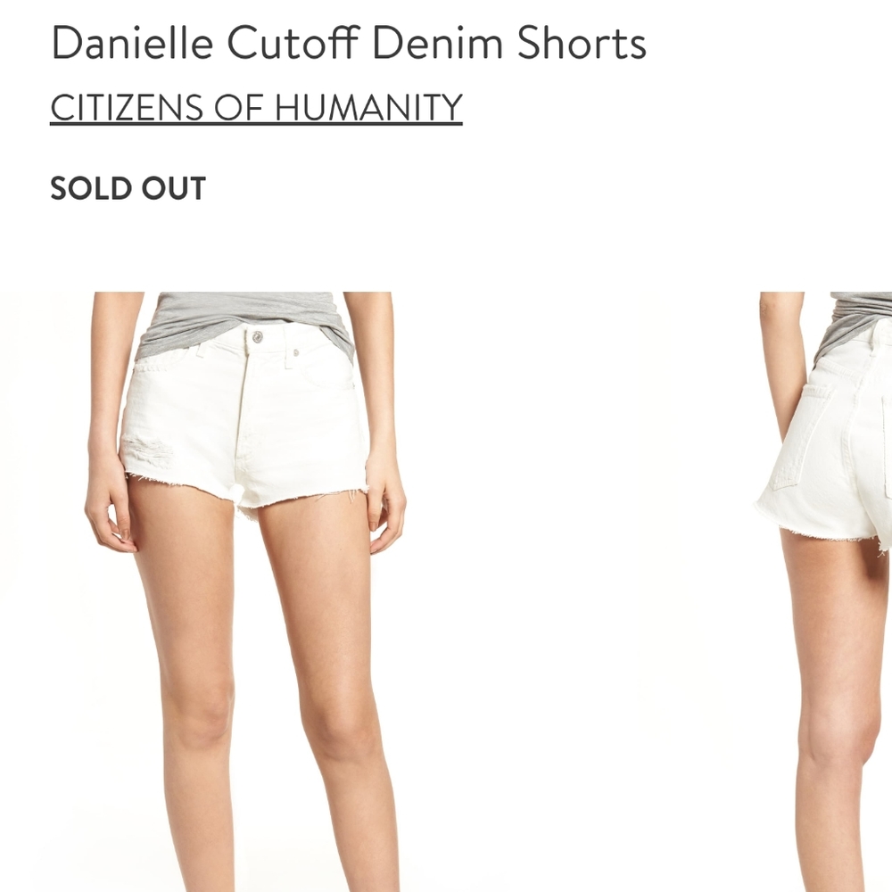 Citizens of Humanity cut off short